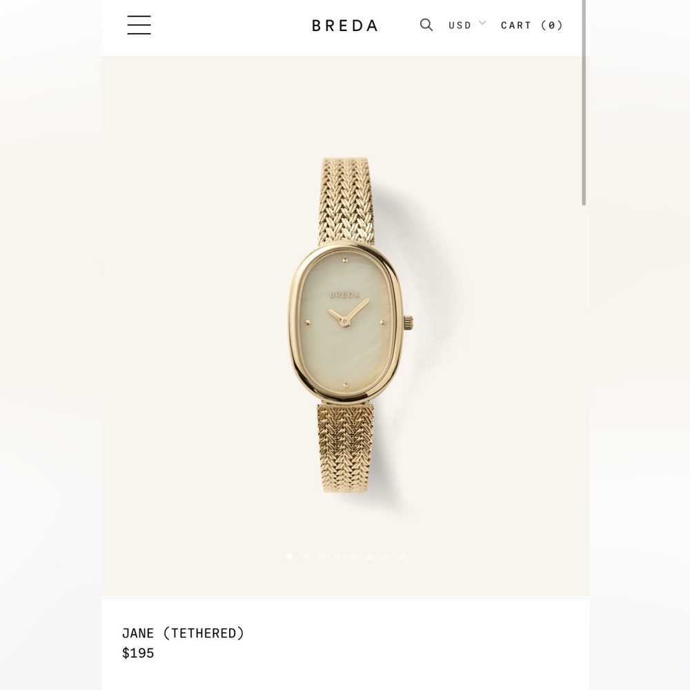 Women's Gold Mesh Watch